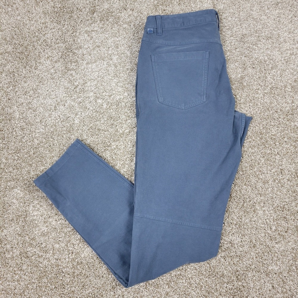 Lululemon ABC Slim-Fit 5-Pocket Utilitech Mens 33 Blue Chino Pants